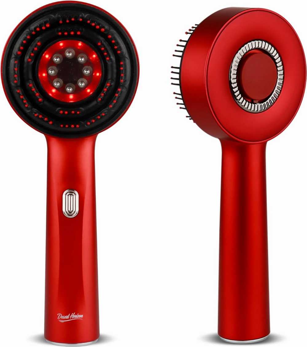 Electric Scalp Massage Brush with Oil Applicator