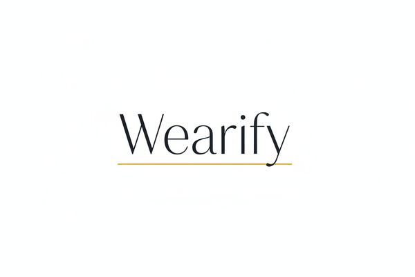Wearify Thin Stylish Logo